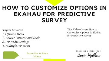 How to Customize Options in Ekahau for Predictive Survey