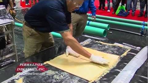 Perma-Liner™ Perma-Patch™ Repair Kit demonstration - 2012 Pumper & Cleaner Expo