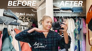 CLEAN WITH ME! decluttering & reorganizing my entire room