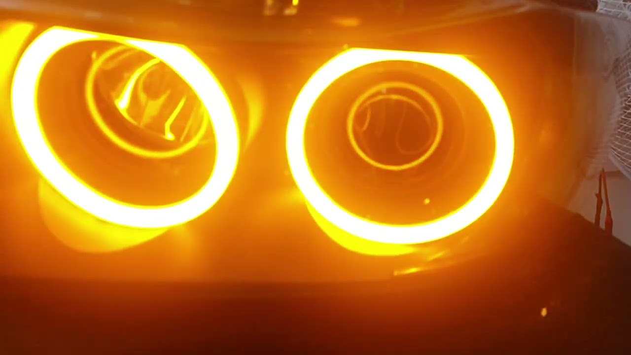 BMW E90 Montaż ringów  Led COTTON 2W1 TEL.513-531-967