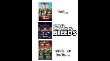 The cut that always bleeds 😖 #shortsvideo #viralvideo #squidgame #squidgame2 #squidgame3 #sadedit