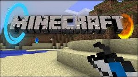 Minecraft one command block PORTAL GUN