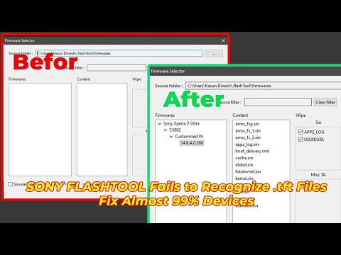 Fix Flashtool Cannot Detect ftf Files [Solved]