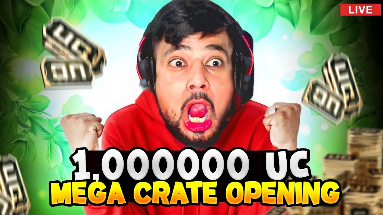 100,000 UC CRATE OPENING – PUBG MOBILE LIVE STREAM  – FM Radio Gaming