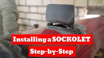 Pipe Branching: Installing a 1" Olet (Sockolet) on a 4" Pipe .