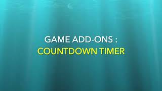 Game Add-Ons : Countdown timer