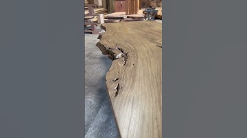 Custom Made Live Edge Table by Reduxwood #custom #woodworking #shorts