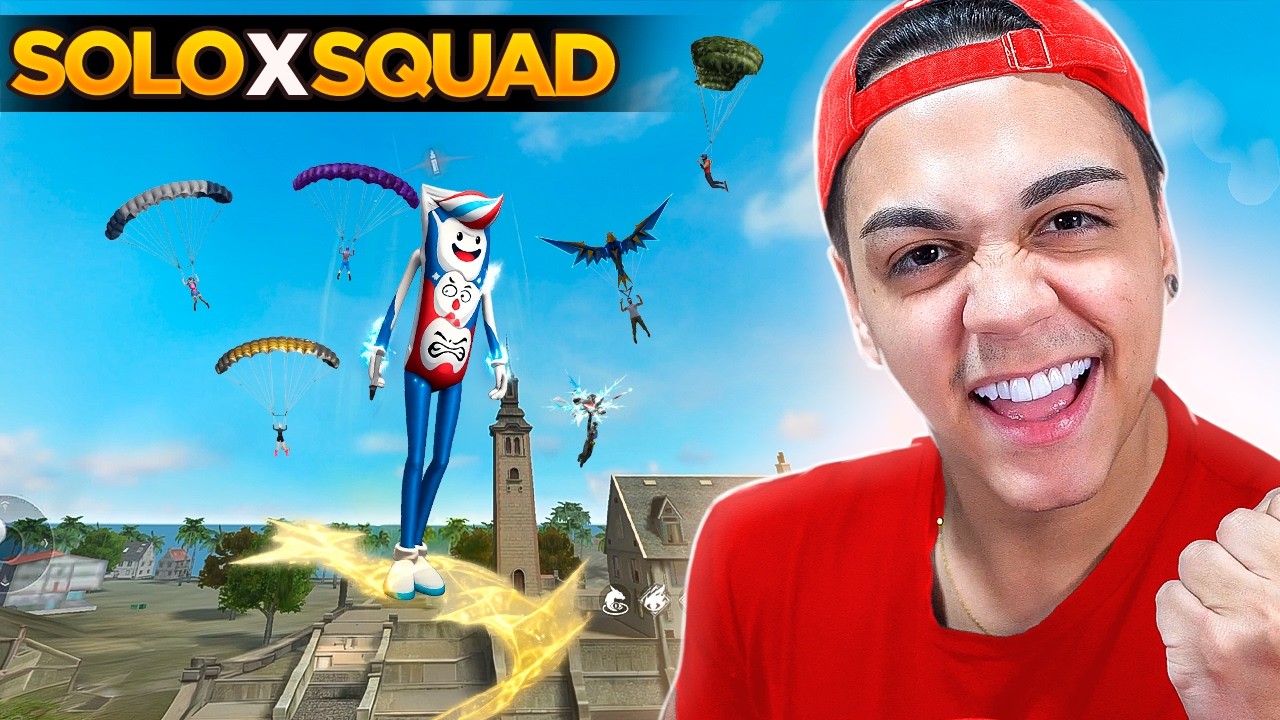 PASTONILDO NO RUSH INFINITO SOLO VS SQUAD!! FREE FIRE