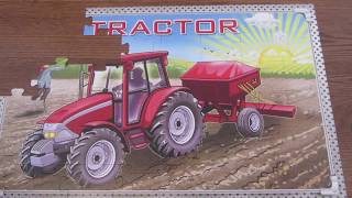 ABC123: Awesome Tractor Puzzle (Easy for Kids)