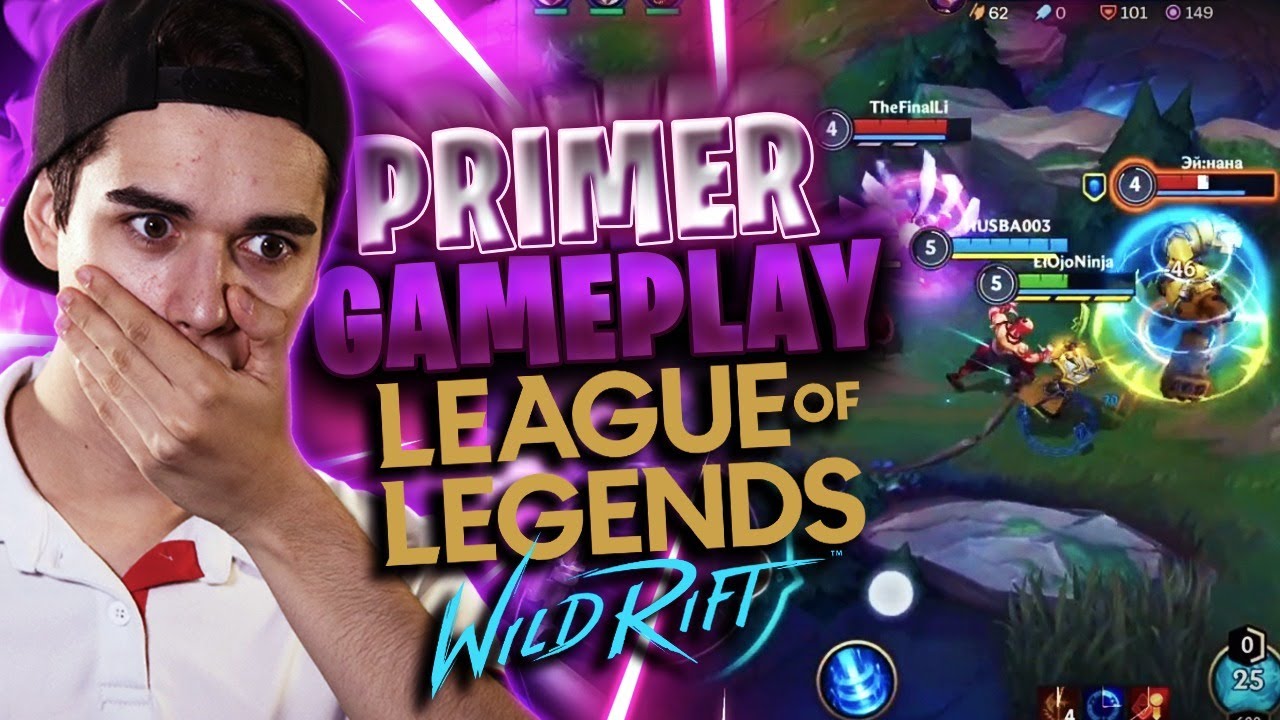 ¡EL LOL en el MÓVIL YA ESTÁ AQUÍ! ¡PRIMER GAMEPLAY de LEAGUE OF LEGENDS: WILD RIFT!