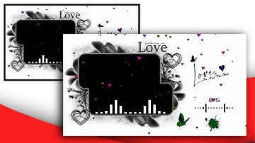 love feel the music template | heart particle kinemaster template new | avee player visualizer