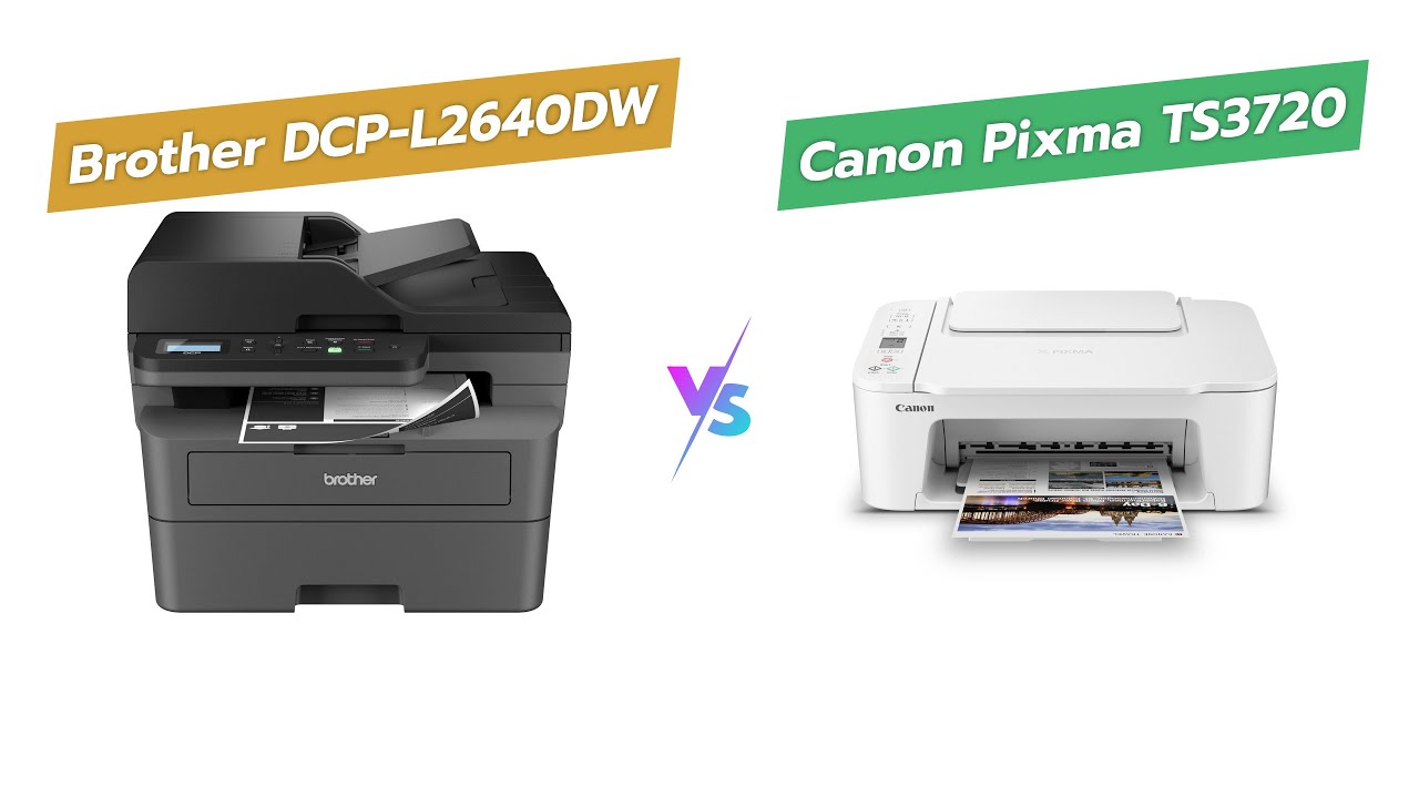 Brother DCP-L2640DW против Canon PIXMA TS3720: сравнение принтеров 🖨️🆚 Беспроводная печать, двуст...