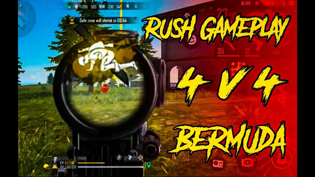 Rush Gameplay 4 vs 4 | in RANK - YouTube