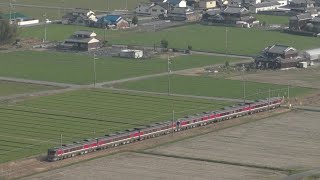 JR播但線  甘地～鶴居ストレートで俯瞰撮影など