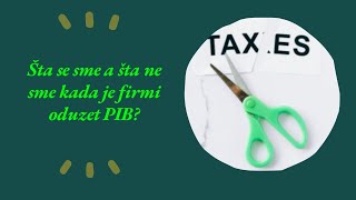 Šta Ako Je Oduzet Pib? Celo Poslovanje Je Zamrznuto, Ali Ipak Postoji Način Da Se Isplate Zarade.