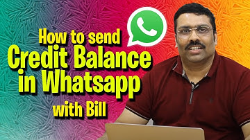 How to send Bill via whatsapp in Raintech Billing software  POS Software
