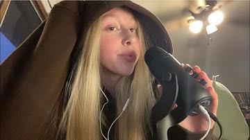 my first asmr video! trigger assortment + rambling