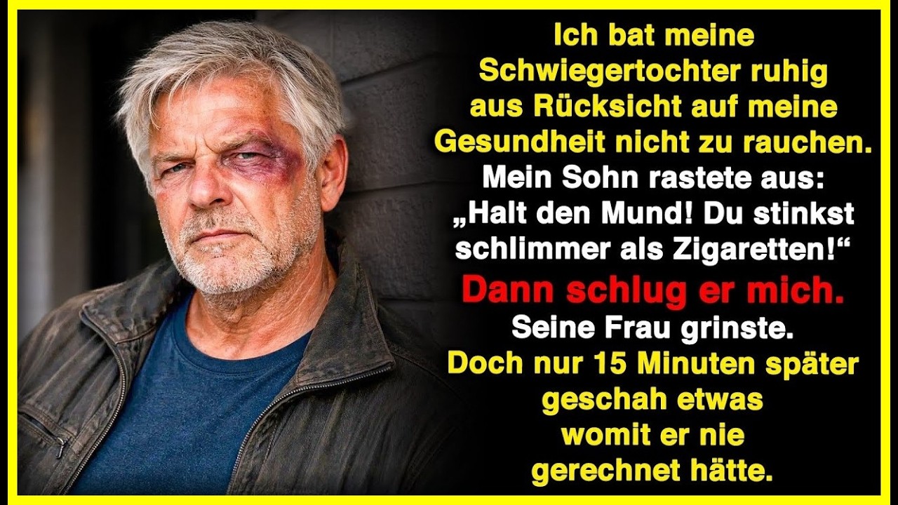 Ein Vater wollte nur Respekt – doch das Lachen endete schneller als gedacht…