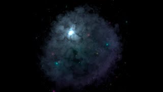 Journey through the stars - Nebula simulation Houdini FX (4k 360 VR)