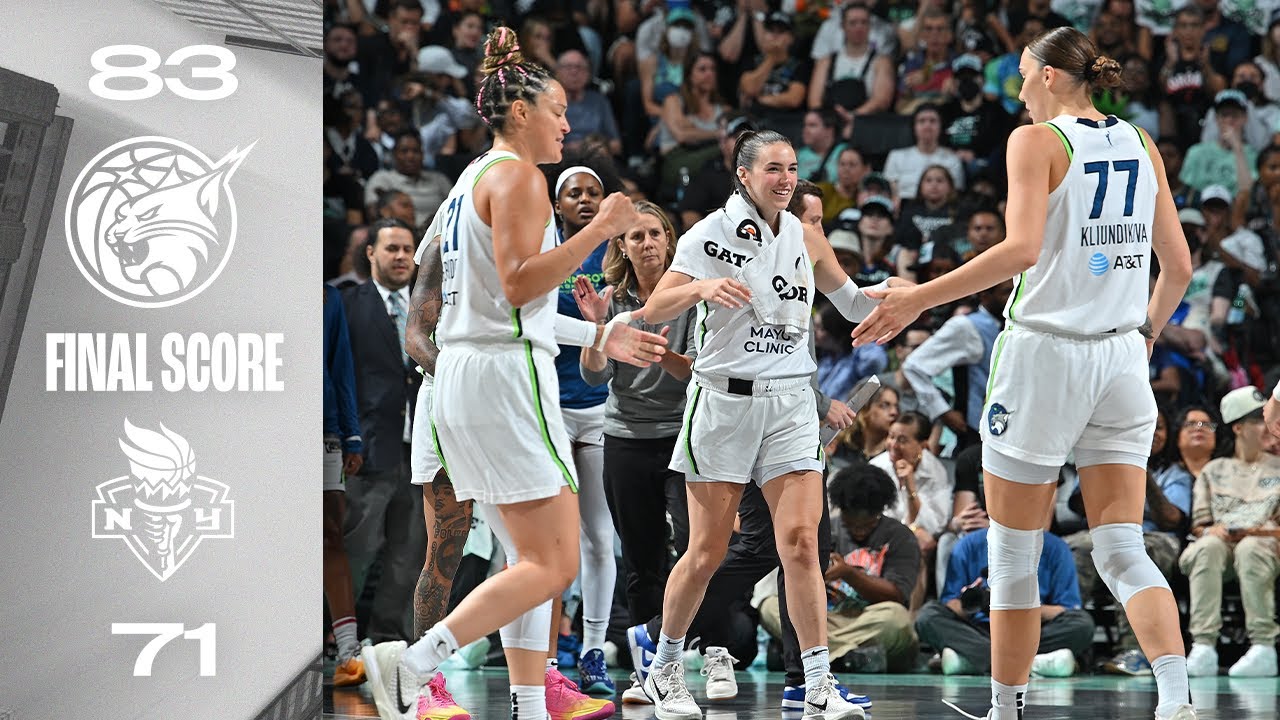 Minnesota Lynx Take Care Of Business Vs The New York Liberty 83-71 | 08.10.25