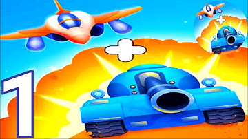 Merge Army Military Defense - Game play / Walkthrough Part 1 / Army War Commander/