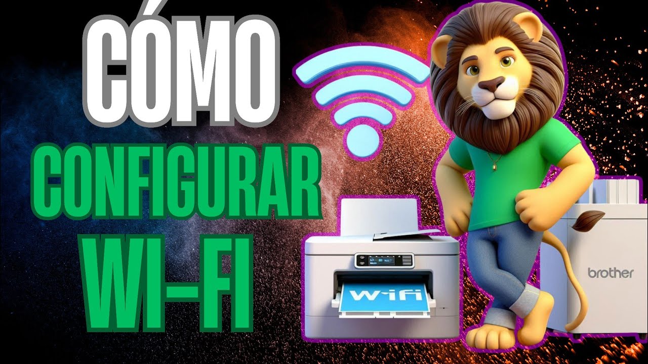 Como configurar el WiFi en una impresora brother - YouTube
