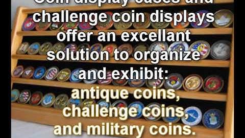 Coin Display Cases, Challenge Coin Holders from Displaygifts.com