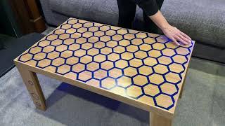 Smart table - interactive LED table - near disaster!