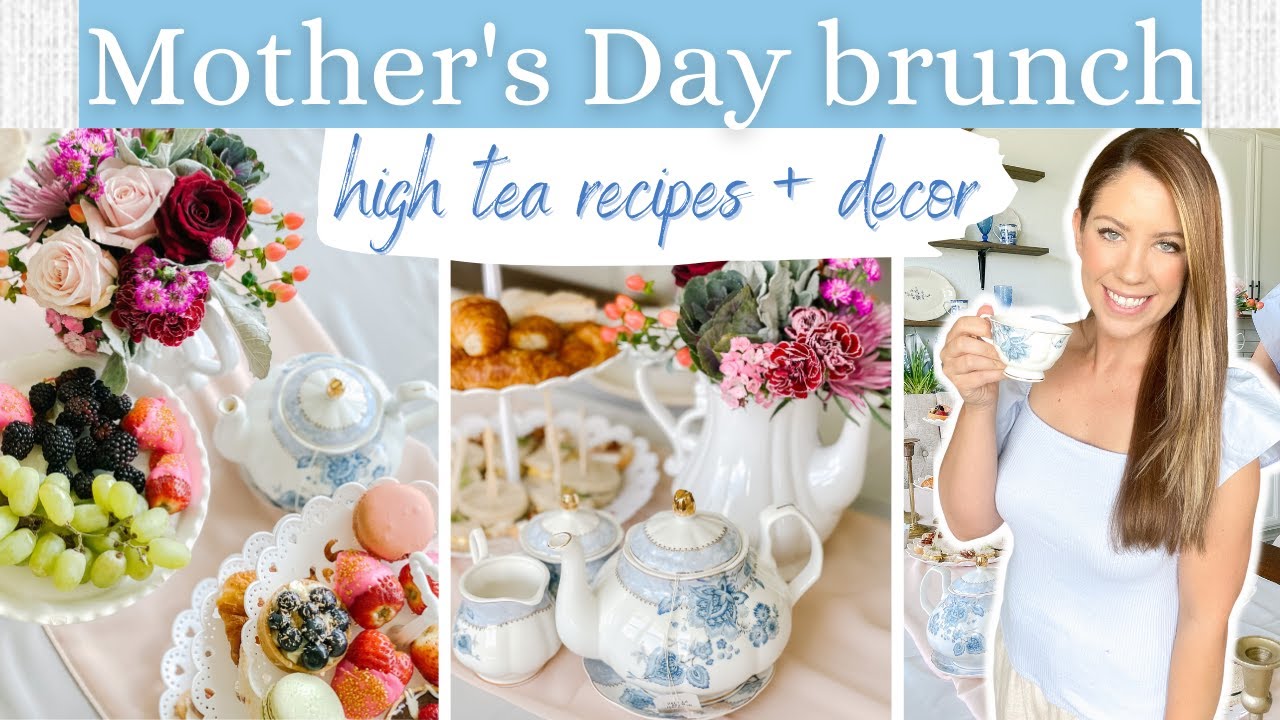 Easy + Impressive Spring Brunch For Mother'S Day | High Tea Party Recipes +  Tablescape Decor - Youtube