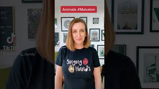 Makaton - ANIMAL SOUNDS - Singing Hands #shorts