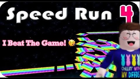 I Beat SPEED RUN 4! 🥳 Roblox (Level 30!! 🎉)