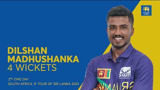 Dilshan Madushanka&#39;s four-wicket haul stuns South Africa &#39;A&#39;