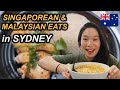 BEST SINGAPORE AND MALAYSIAN EATS in SYDNEY! (MUST TRY CHICKEN RICE & LAKSA) Australia 2020