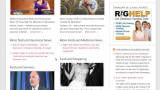 Genesis Magazine Home Page Setup