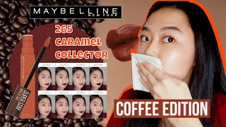 MAYBELLINE SUPERSTAY MATTE INK COFFEE EDITION SWATCHES LENGKAP ! BAHASA INDONESIA