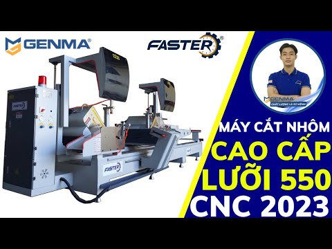 Video Máy Cắt Nhôm Xingfa CNC Cao Cấp Lưỡi 550 F550 PRO |... - youtube