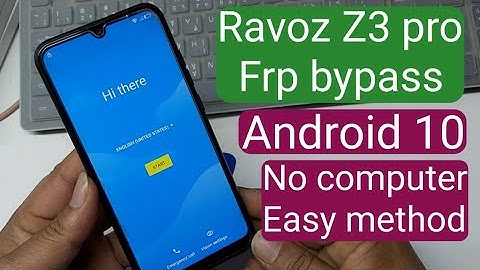 Ravoz Z3 Pro Frp Bypass Android 10 No Computer