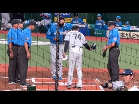 【二軍戦】メンバー表交換→ ライオンズ試合開始スタメン選手登場【西武vs日本ハム】2024/7/2 稲葉監督、普通に居ますが…