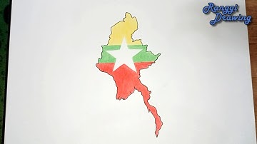 How to Draw Map of Myanmar