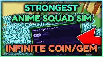 *OP* STRONGEST ANIME SQUAD SIMULATOR HACK 🔥 INFINITE GEMS/COINS 🔥 Strongest Anime Squad Sim Script