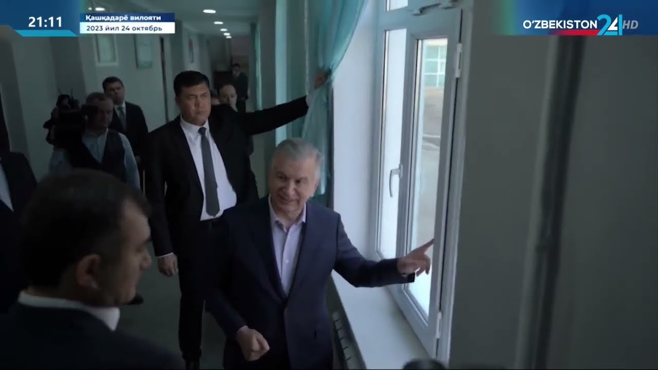 Qarshi tumanidagi maktabga Prezident rejadan tashqari kirib bordi
