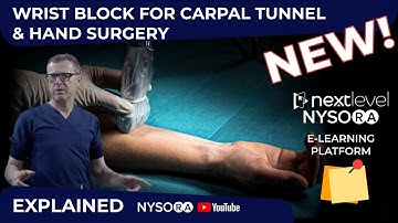 Wrist Block for Carpal Tunnel & Hand Surgery Explained  - Crash course with Dr. Hadzic