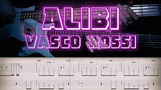 Alibi - Vasco Rossi | TAB Guitar & Bass | Cover | Tutorial