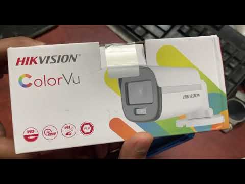 Hikvision 3K ColorVu Audio Bullet Camera5mp I DS 2CE10KF0T FS I Unboxing HD Bullet Camera I WDR
