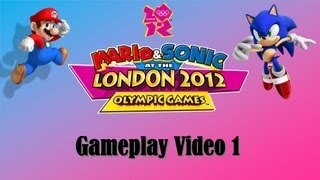 Mario & Sonic At The London 2012 Olympic Games Nintendo 3Ds Gameplay Video 1 Not Lets Play