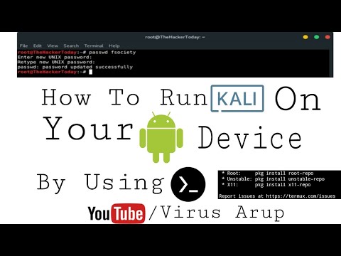 How To Run Kali Linux On Android By Using Termux