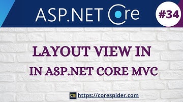 (#34) Layout View in ASP.Net Core MVC | Asp.Net Core tutorial - Jayant Tripathy