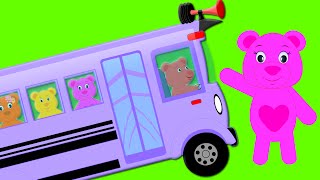 Wheels on the bus go round and round | Nursery rhymes for children screenshot 3