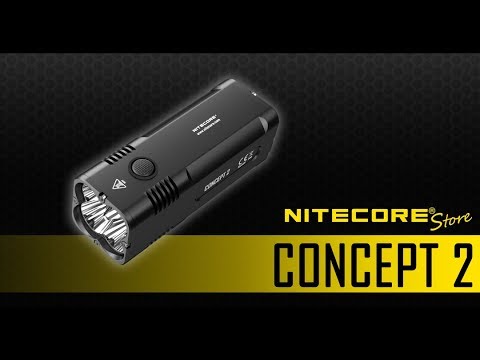 concept 2 6500 lumen super bright compact rechargeable flashlight Nitecore Lumens C Rechargeable Powered by two 4000mAh batteries NITECORE EDC29 6500 Lumens Flat