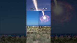 Gamma Ray Burst CAUGHT ON CAMERA BEFORE AND AFTER  #vfx #Numb @jumponthehxpetrain #numbclicks